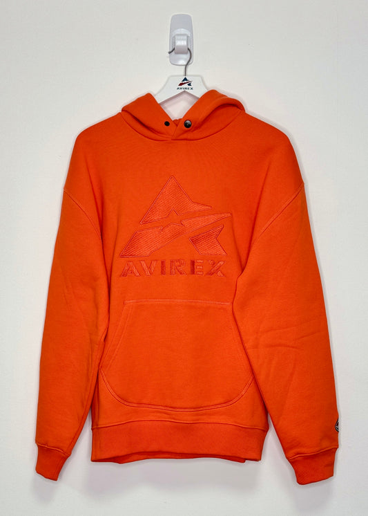 AVIREX Encode OH Hoody (ORANGE/BLACK)