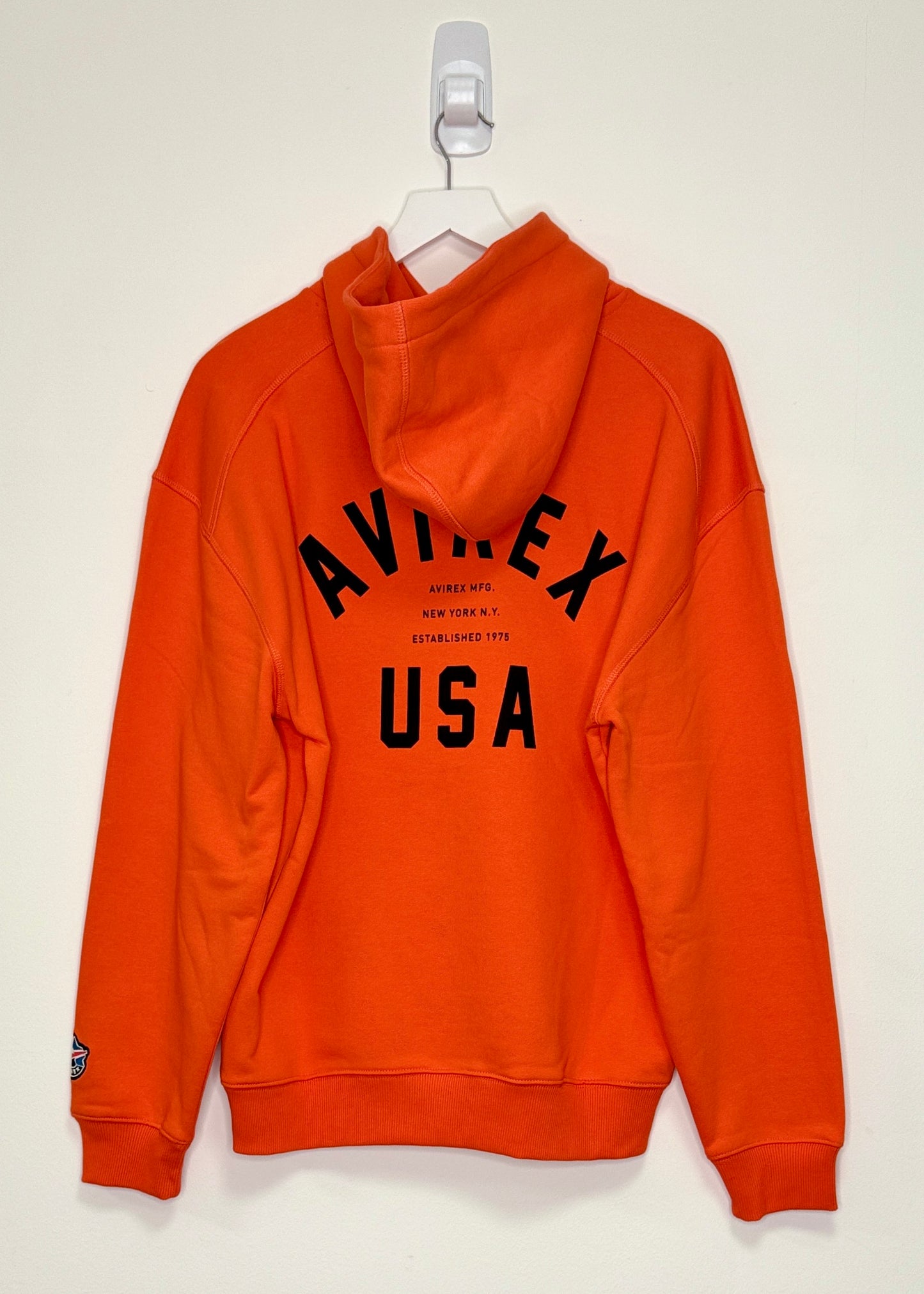 AVIREX Encode OH Hoody (ORANGE/BLACK)