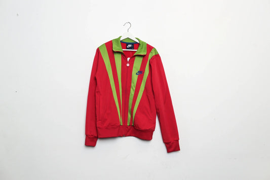 Nike Track Top Green/Red Large