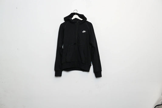 Nike Sportswear Training Top With Hood Black/White Large